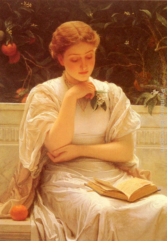 In The Orangery painting - Charles Edward Perugini In The Orangery art painting